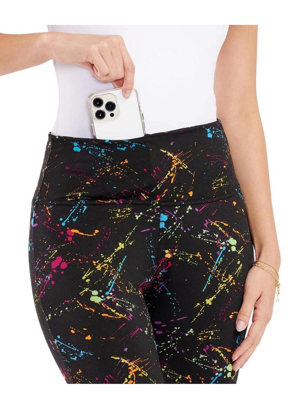 NWT Tipsy Elves Neon Splatter Women's Leggings Small - Picture 3 of 6